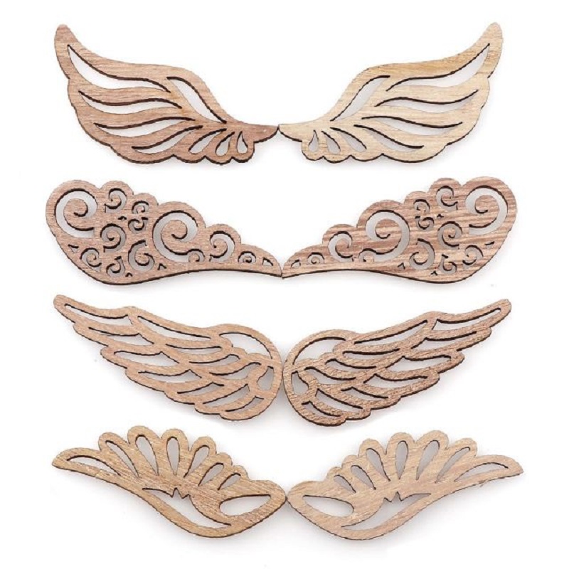 40Pcs/bag 4 Styles DIY Angel W - огляд і ціна Embellishments For Scrapbooking