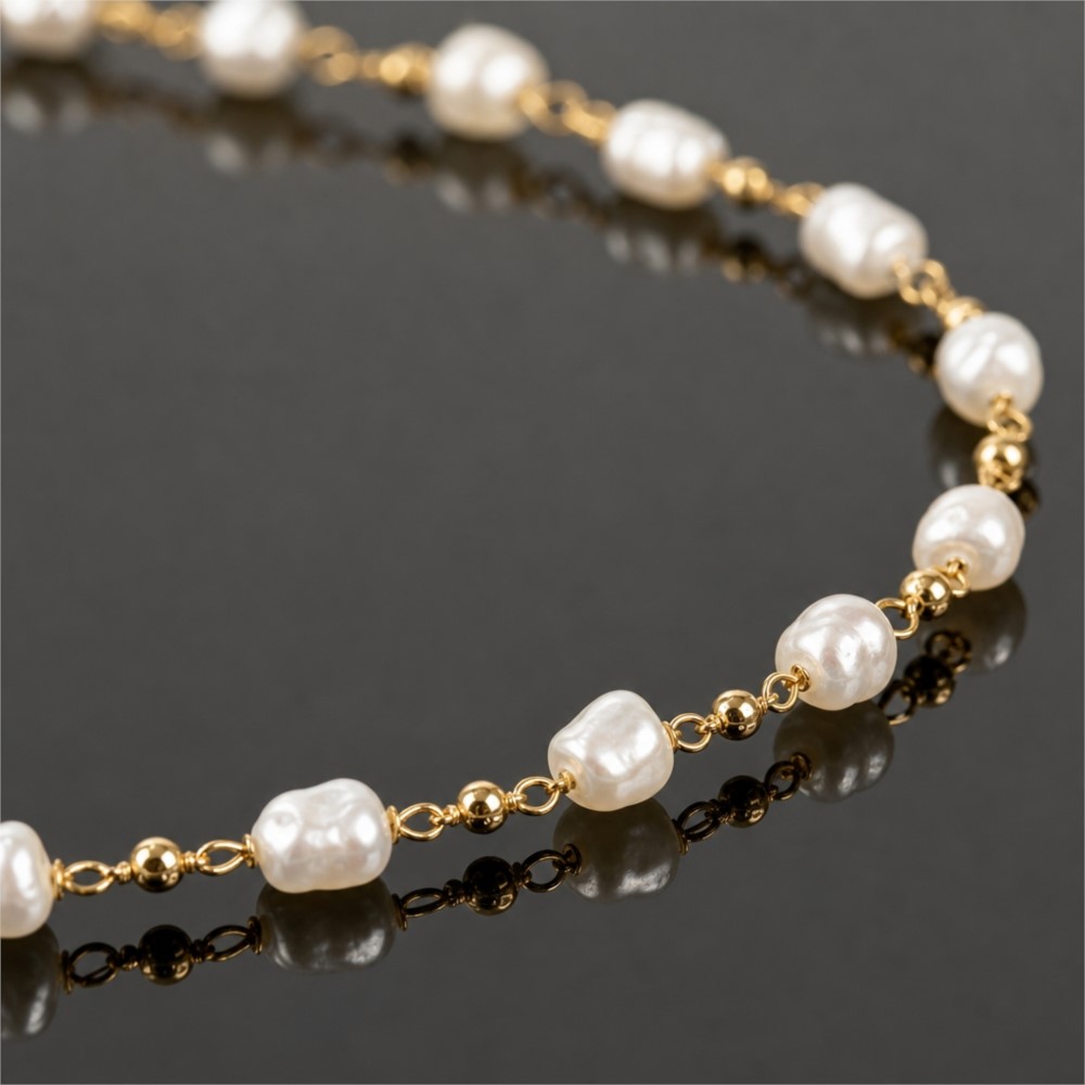 0.5Meter/1Meter Faux Pearl Bra - огляд і ціна Pearl Trim Chain