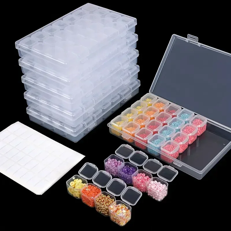 28 grid diamond painting tool  - огляд і ціна Craft Embellishment Storage