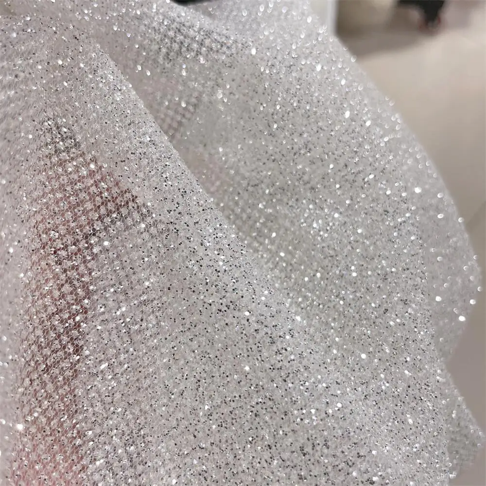 Superdensity-Silver Glitter Ne - огляд і ціна Crystal Mesh Fabric