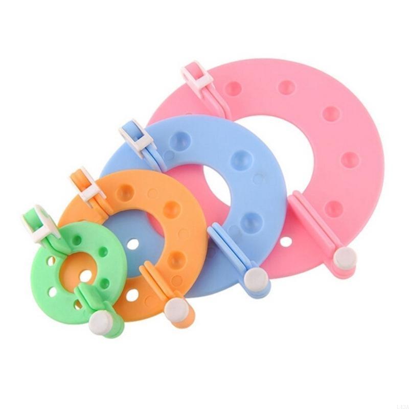 L43A 4Pcs DIY Wool Yarn Knitti - огляд і ціна Pom Pom Maker Tool