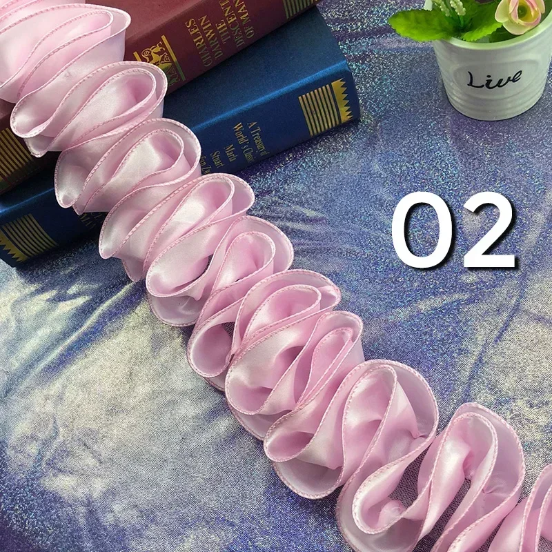 5Yards Pleated Ruffled Trim Sh - огляд і ціна Lace Ribbon Trim