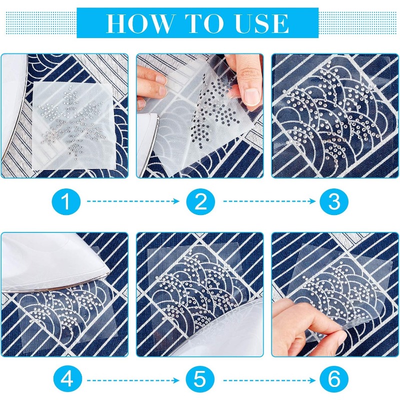 2 Sheet Snowflake Iron on Rhin - огляд і ціна Hotfix Rhinestone Sheet