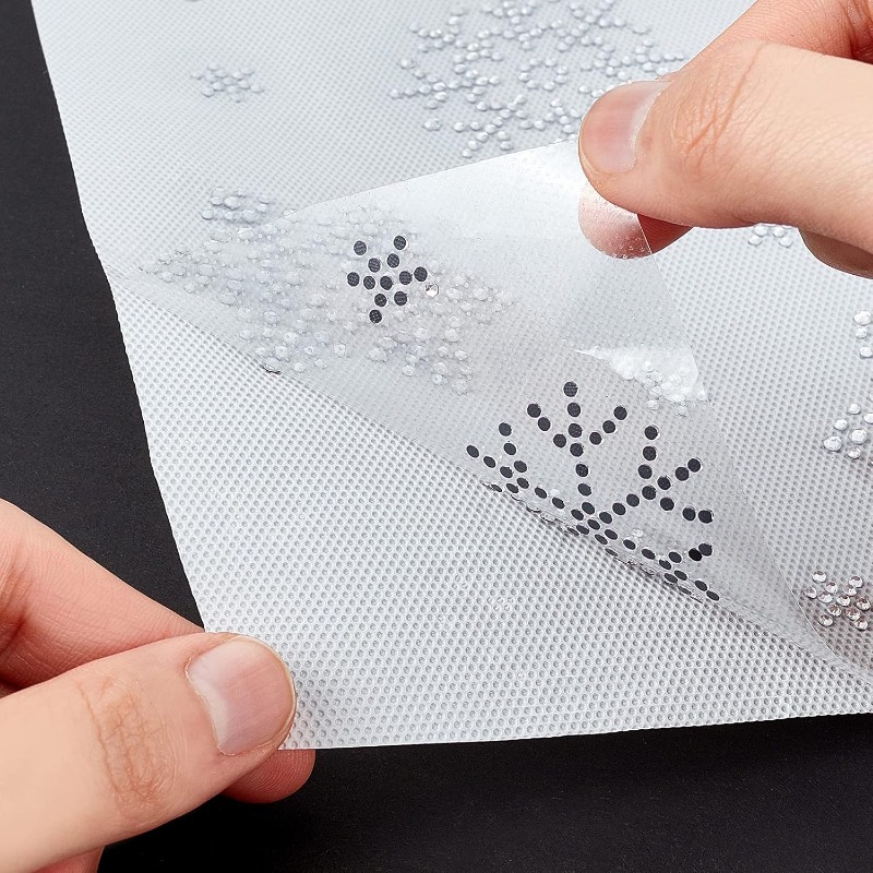 2 Sheet Snowflake Iron on Rhin - огляд і ціна Hotfix Rhinestone Sheet