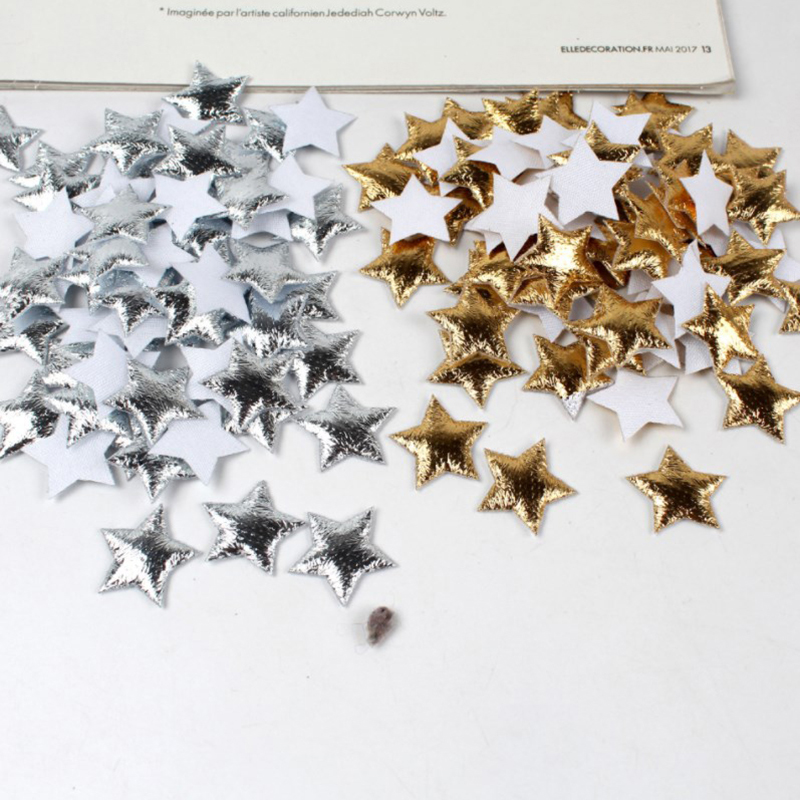 100Pcs Gold/Silver Stars For C - огляд і ціна Embellishments For Scrapbooking